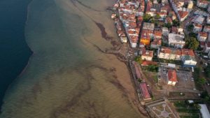 Bursa’da denizin rengi değişti