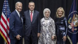 Cumhurbaşkanı Erdoğan Biden’ın resepsiyonuna katıldı