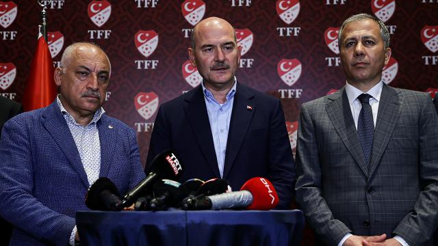Bakan Soylu: TFF binasına saldırıyla ilgili 2 kişi gözaltında