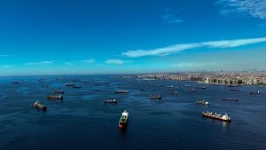 İstanbul’da manzarayı gemiler kapattı