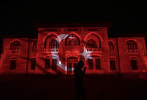 Cumhuriyet Bayramı‘na özel 3 boyutlu mapping gösterileri beğeniyle izlendi