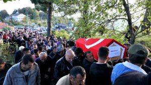Maden ocağındaki şehit olan Rıdvan Acet son yolculuğuna uğurlandı