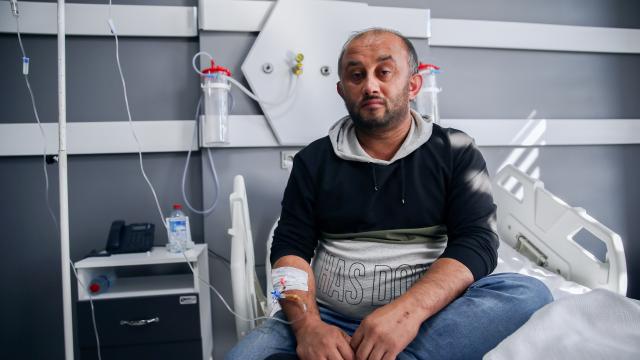Maden ocağından yaralı kurtulan işçi yaşadıklarını anlattı