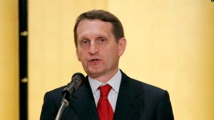 Narişkin: “Burns’le Ukrayna Meselesini Ele Aldık”