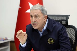 Millî Savunma Bakanı Hulusi Akar: “Mehmetçiğin Nefesi Teröristlerin Ensesinde, Korku Dağları Bekliyor, Tek Yol Türk Adaletine Teslim Olmak”