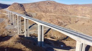 Eğiste Hadimi Viyadüğü trafiğe açıldı…