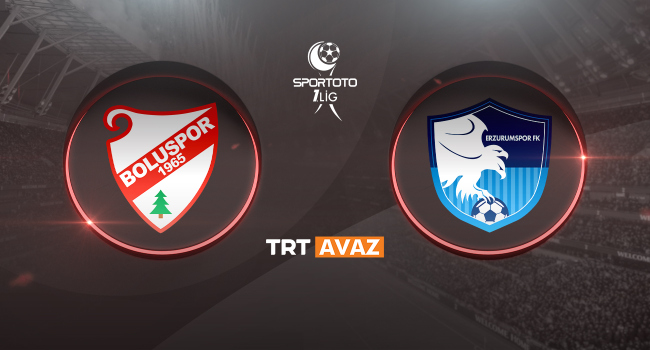 Boluspor – Erzurum FK maçı TRT SPOR’da