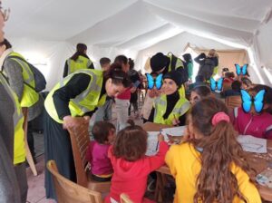 Göreve hazırız, diyen UCİM, çocuklar için Kahramanmaraş’ta