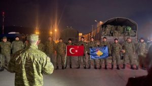 Kosova’dan yola çıkan Arama Kurtarma ve Yardım Birliği Türkiye’ye ulaştı