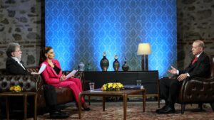 Cumhurbaşkanı Recep Tayyip Erdoğan, Kanal D-CNN Türk ortak yayınında