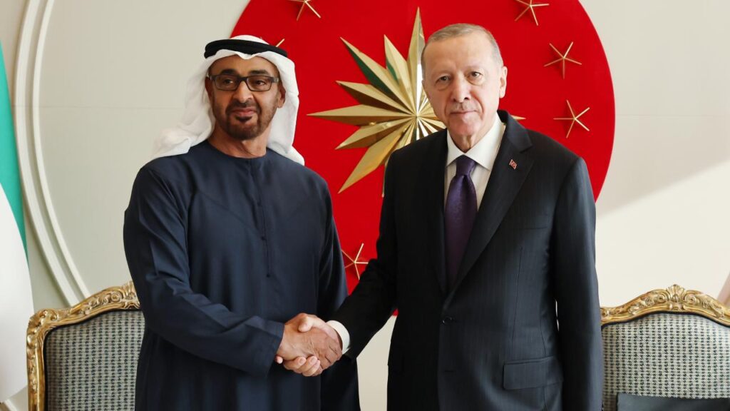 Cumhurbaşkanı Erdoğan BAE Devlet Başkanı Al Nahyan ile görüştü