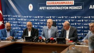 TBMM Başkanı Kurtulmuş deprem bölgesini ziyaret etti