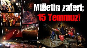 Başkanı Numan Kurtulmuş, “Allah bu millete bir daha 15 Temmuzları yaşamayı nasip etmesin.”