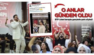 BTP lideri Hüseyin Baş gençlerle şarkı söyledi. O anlar paylaşılınca sosyal medyada gündem oldu