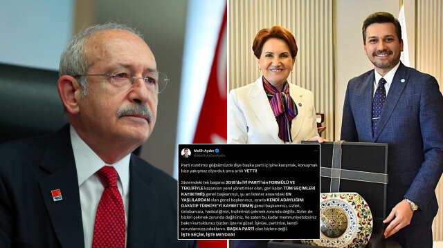 İYİ Partili Melih Aydın CHP’yi ve Kemal Kılıçdaroğlu’nu topa tuttu: Hadsizliğinizi çekmek zorunda değiliz