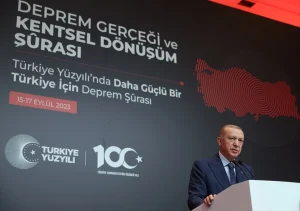 Cumhurbaşkanı Erdoğan, Deprem Gerçeği ve Kentsel Dönüşüm Şurası‘nda konuştu
