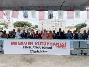 AK Parti Genel Başkan Yardımcısı Dağ, İzmir’de kütüphane temel atma törenine katıldı