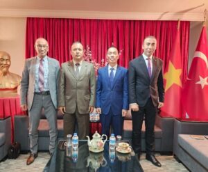 Sahipkıran Stratejik Araştırmalar Merkezi’nden (SASAM) Vietnam Sosyalist Cumhuriyeti Ankara Büyükelçiliğine çalışma ziyareti