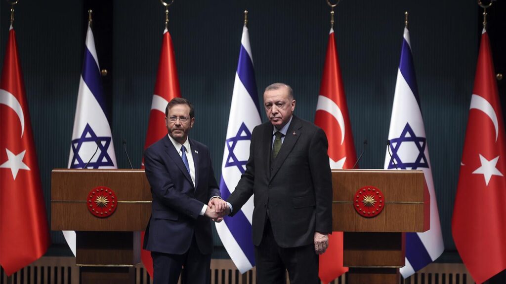 Cumhurbaşkanı Erdoğan, İsrail Cumhurbaşkanı Herzog ile telefonda görüştü