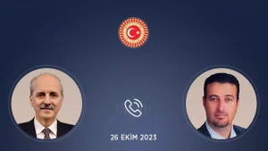 TBMM Başkanı Kurtulmuş, Ürdün Temsilciler Meclisi Başkanı Ahmad Al Safadi ile telefonda görüştü