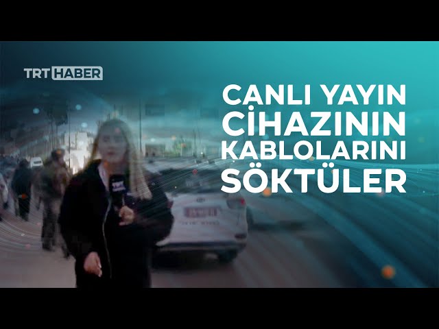 Kudüs’te TRT Haber yayınına müdahale