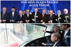 Cumhurbaşkanı Erdoğan, “Sirkeci-Kazlıçeşme Raylı Sistem ve Yaya Odaklı Yeni Nesil Ulaşım Projesi”nin açılışında konuştu