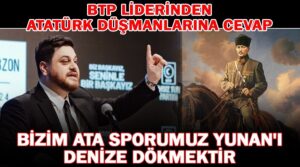 Bağımsız Türkiye Partisi (BTP) Genel Başkanı Hüseyin Baş Trabzon’da