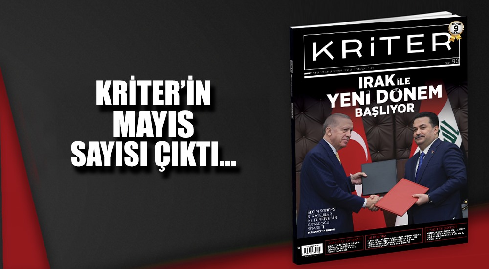 (SETA) bünyesinde hazırlanan Kriter dergisinin 90. sayısı yayında