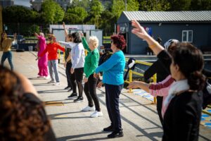 İstanbul Kartal’da vatandaşlar sabah sporunda buluşuyor 