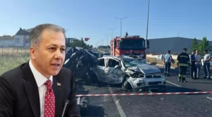 Bakan Yerlikaya: Tatilde meydana gelen kazalarda 72 kişi hayatını kaybetti