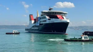 Türkiye’de İskoçya için üretilen ikinci gemi denize indirildi