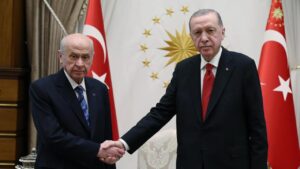 Cumhurbaşkanı Erdoğan MHP Genel Başkanı Bahçeli ile görüştü