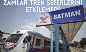 Zamlar Tren Seferlerini Etkilemedi