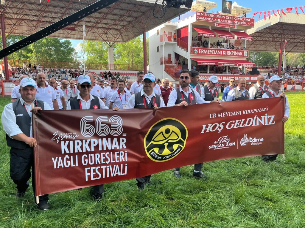 Edirne Tarihi Kırkpınar Yağlı Güreşleri’nde bu yıl 663. buluşma