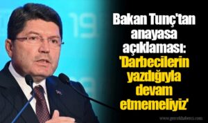 Bakan Yılmaz Tunç, “Geciken adalet, adalet değildir”