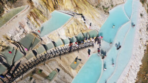 Giresun’un Pamukkale’si Göksu Travertenleri kapanıyor