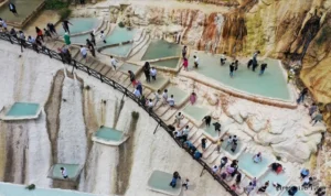 Giresun’un Yeryüzü Cenneti Göksu Travertenleri Nisan 2025’e kadar ziyarete kapatılıyor!