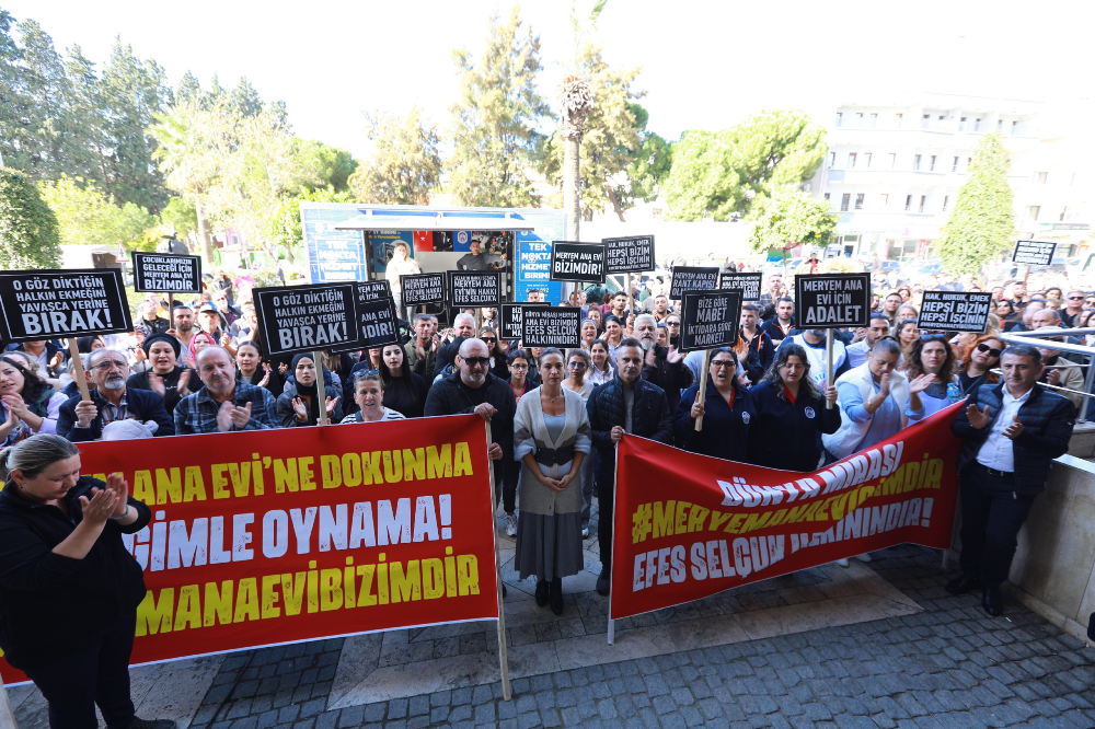 Efes Selçuk Belediye çalışanlarından, Meryem Ana Evi otopark gelirlerinin Efes Selçuk Belediyesi’nden alınmasına tepki!