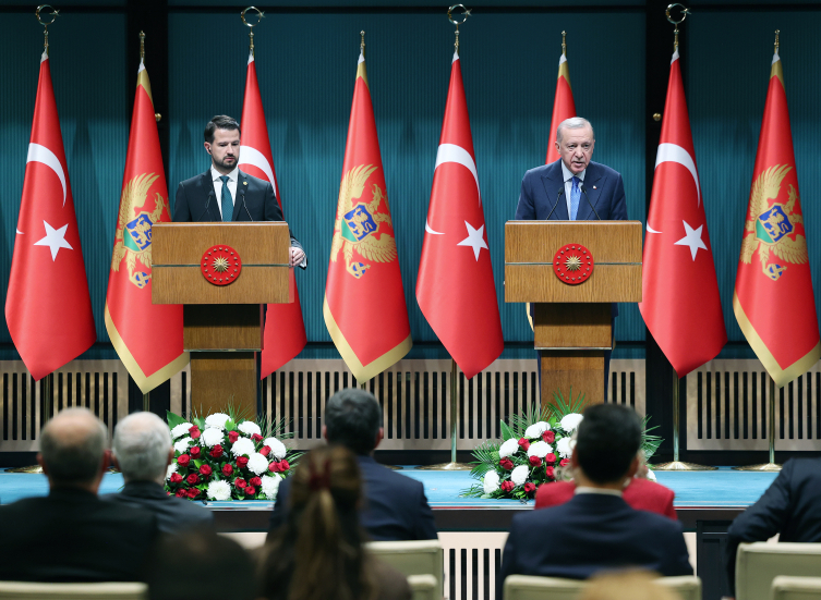 Cumhurbaşkanı Erdoğan, Karadağ Cumhurbaşkanı Milatoviç ile ortak basın toplantısında konuştu
