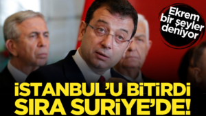 İmamoğlu: Şam Valiliği, TBB’nin Suriye ziyaretini ‘Erdoğan sonrasına ertelendi’ diyerek iptal etti