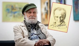 Bu büyük yazı ve resim ustası Etem Çalışkan ve  otuz beş yıllık yakın dostu, grafik sanatçısı, araştırmacı yazar Selahattin YALÇIN