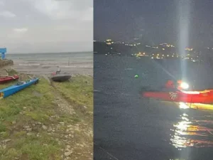 Sapanca Gölü’nde kum fırtınasına yakalanan sporcuların kanoları battı: 15 yaşındaki gencin kanosuna ulaşıldı, arama çalışmaları sürüyor