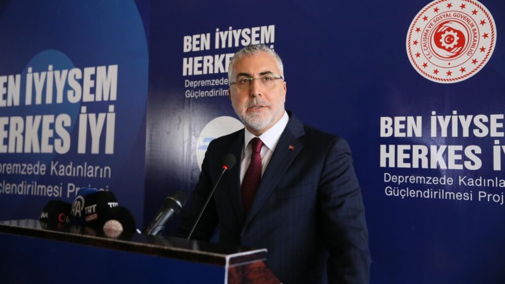 Çalışma ve Sosyal Güvenlik Bakanı Vedat Işıkhan,