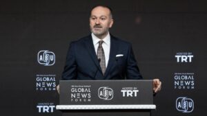 TRT Genel Müdürü Mehmet Zahid Sobacı, Küresel Haber Forumu’nda konuştu