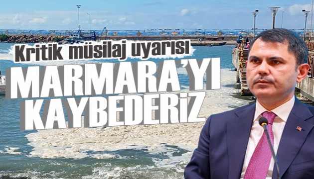 Bakan Kurum, Marmara Denizi’ni etkisi altına alan müsilaj tehlikesine karşılık dikkat çeken uyarılarda bulundu…