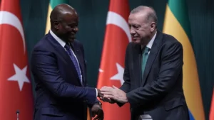 Cumhurbaşkanı Recep Tayyip Erdoğan ve Gabon Cumhurbaşkanı Brice Clotaire Oligui Nguema huzurunda, iki ülke arasında ortak anlaşmalar imzalandı.