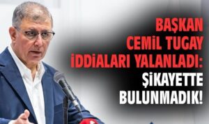 İzmir Büyükşehir Belediye Başkanı Cemil Tugay, son günlerde kamuoyunda dolaşan “istifa edecek” iddialarını yalanladı…