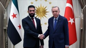 Cumhurbaşkanı Erdoğan, Ahmed Şara ile görüştü