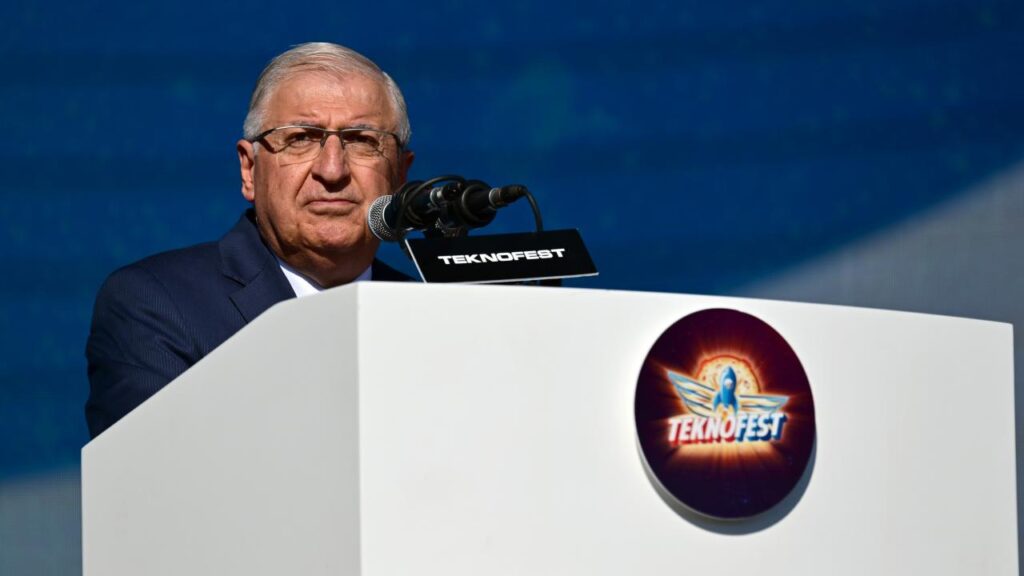 Milli Savunma Bakanı Yaşar Güler, TRT’nin İletişim Paydaşı olduğu TEKNOFEST Mavi Vatan programında konuştu.
