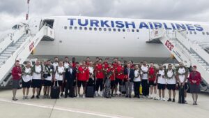 2025 Avrupa Basketbol Şampiyonası (EuroBasket 2025) ikincisi A Milli Basketbol Takımı, Letonya’nın başkenti Riga’dan İstanbul’a döndü.